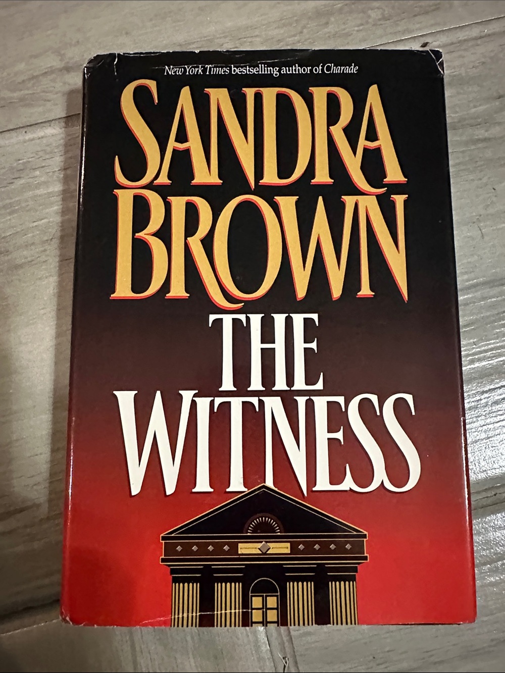 📚 3 for $10 The Witness - Red Ombre Hardcover Coffee Table Book Sandra Brown
